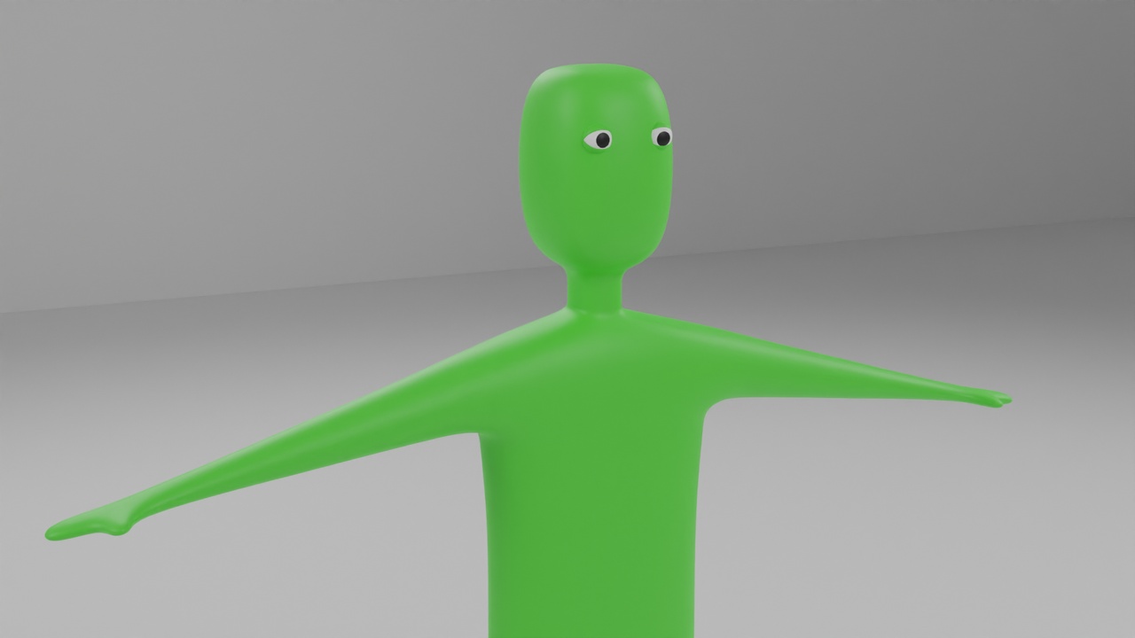 Media 1 for listing Cartoonish Character with Rig