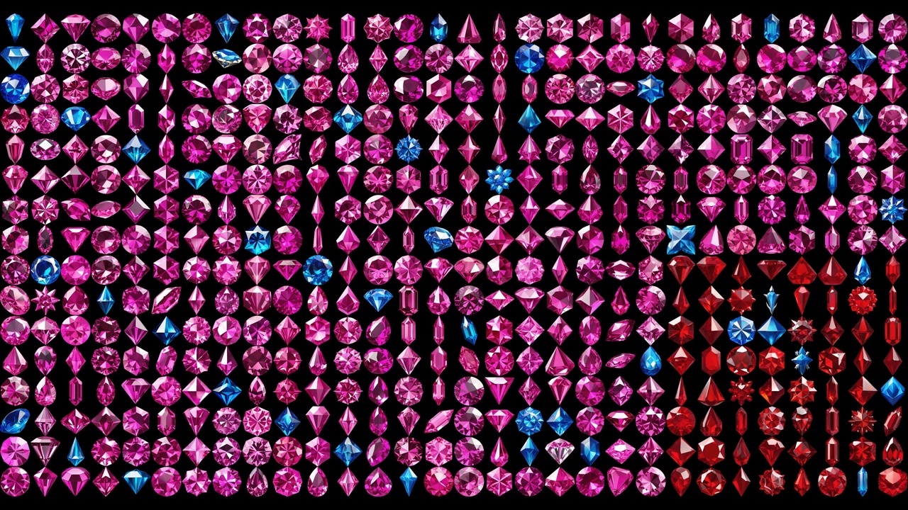 Media 1 for listing Jewels - 3000 Sprites
