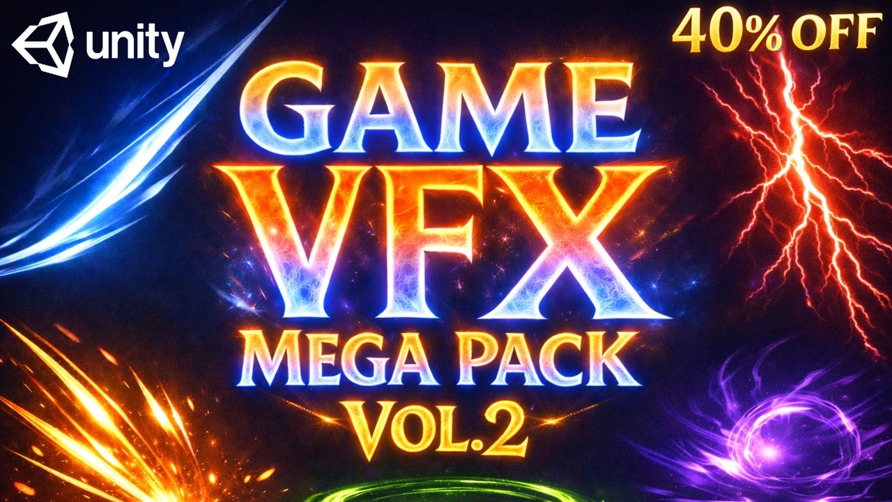 Media 1 for listing Unity Game VFX Mega Pack Vol.2(Built-In & URP)