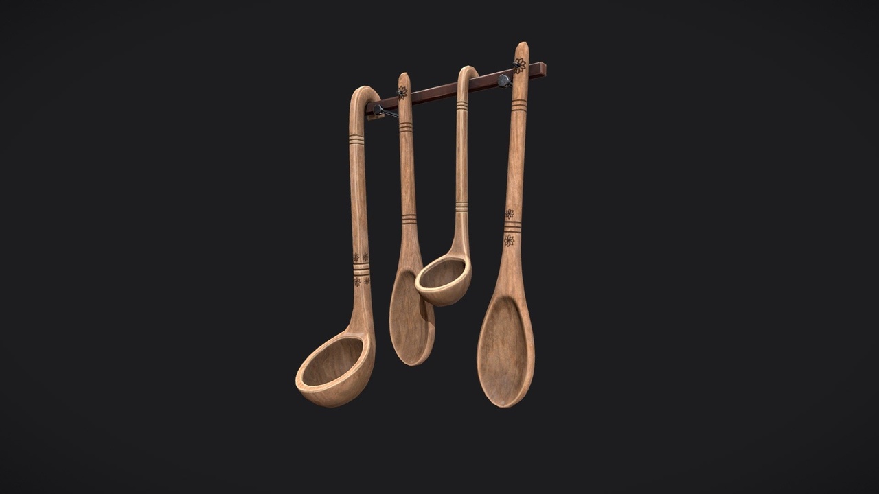 Media 1 for listing Wooden ladles and spoons