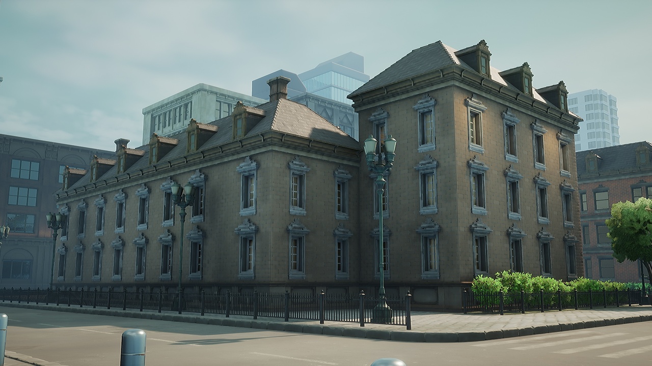 Media 1 for listing Stylized City Scene