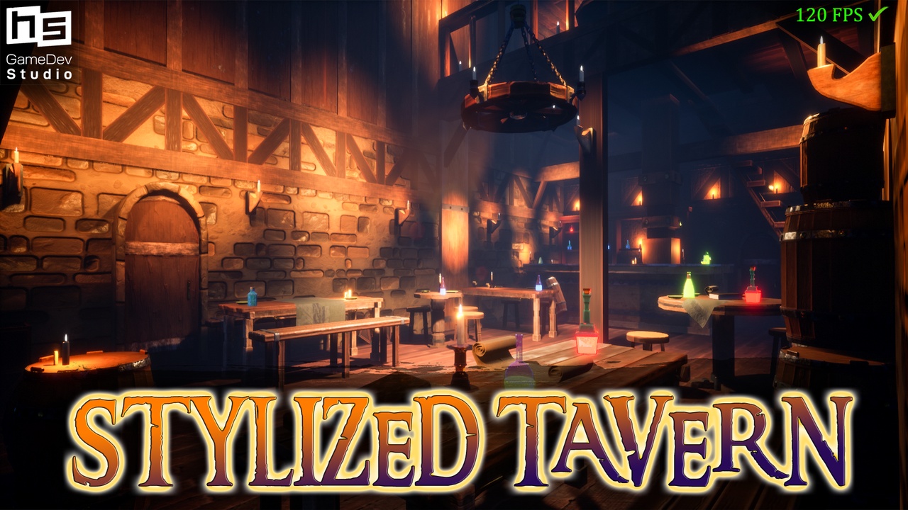 Medieval Stylized Tavern 제품 등록을 위한 미디어 1개