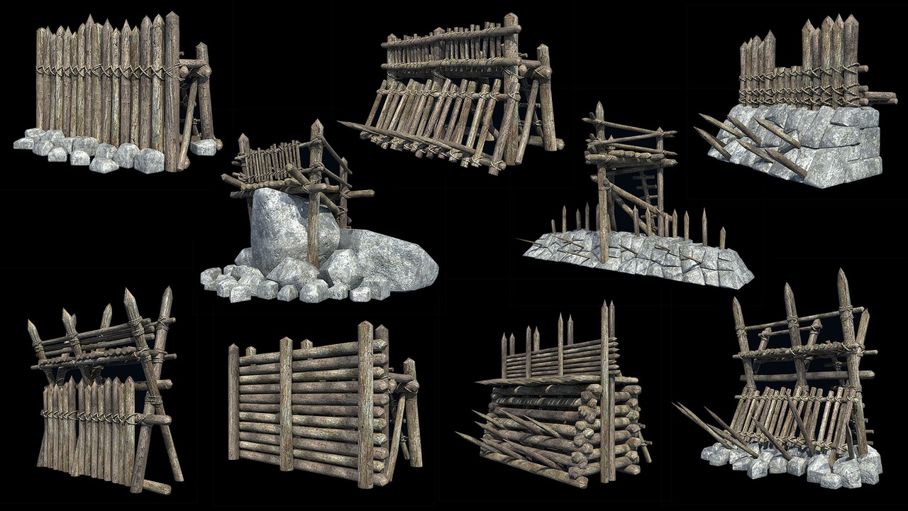 Media 1 for listing Ancient Palisade Barriers