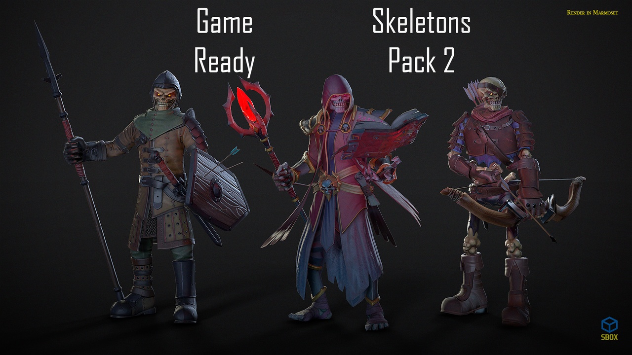 Media 1 for listing Skeletons Pack 2
