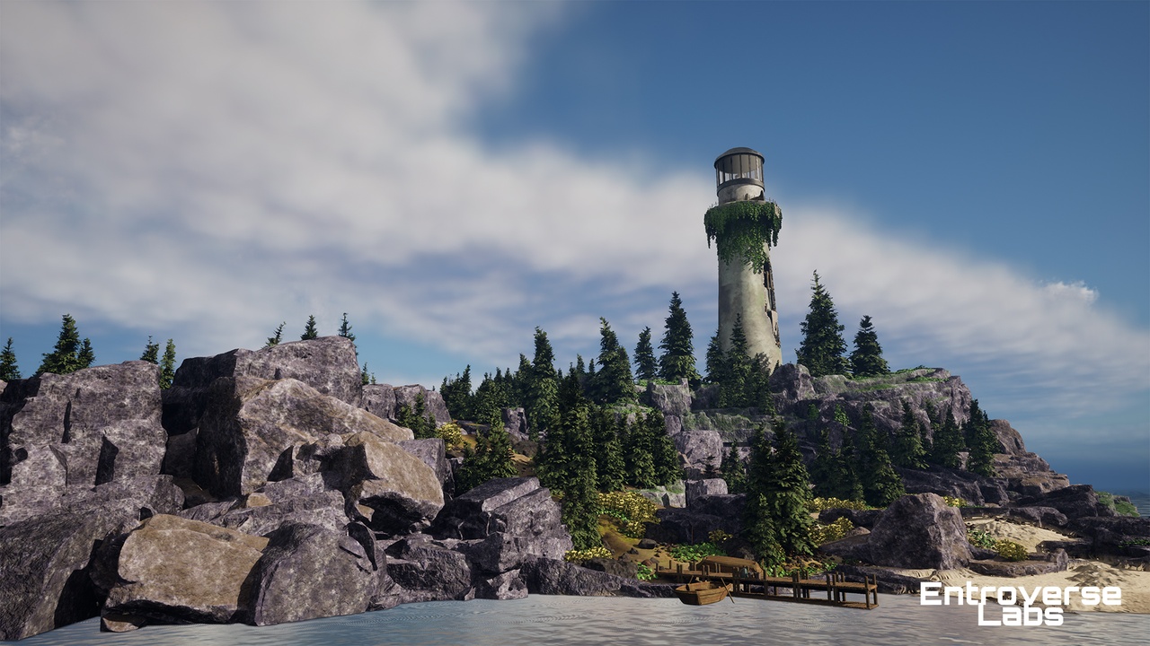 商品 Abandoned Lighthouse Island – Modular Environment Pack 的媒体 1