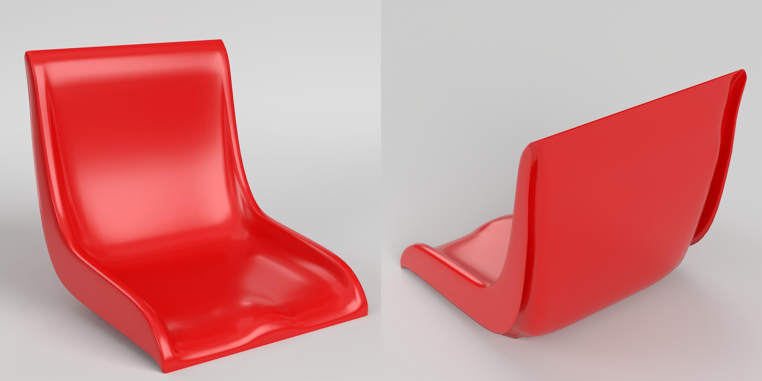 Media 1 for listing Molded Plastic Stadium Seat