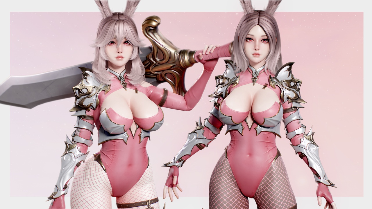 Media 1 for listing Warrior Bunny Girl