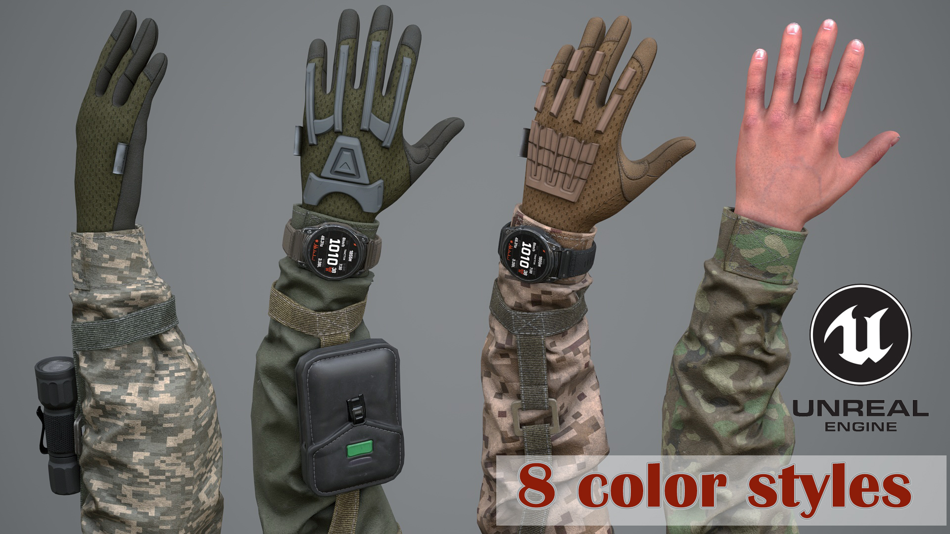 Modular FPS Arms Pack 06 | Fab