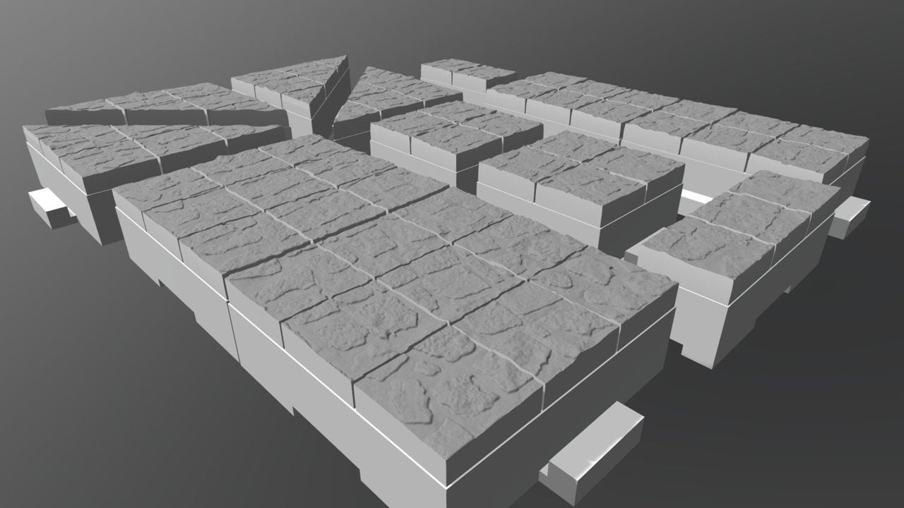 Media 1 for listing TTRPG Tiles (Stone Pavement)