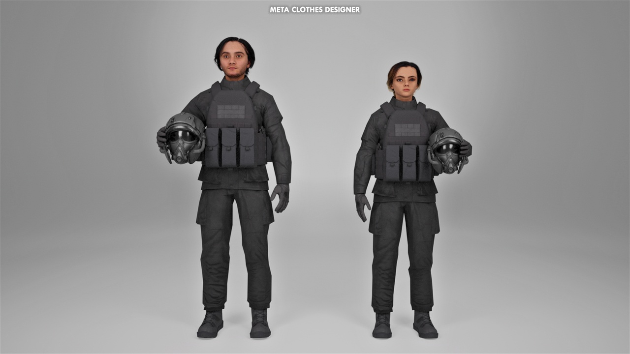 Media 1 for listing Metahuman - Bounty Hunter - Military Suit (Metahuman Clothing)