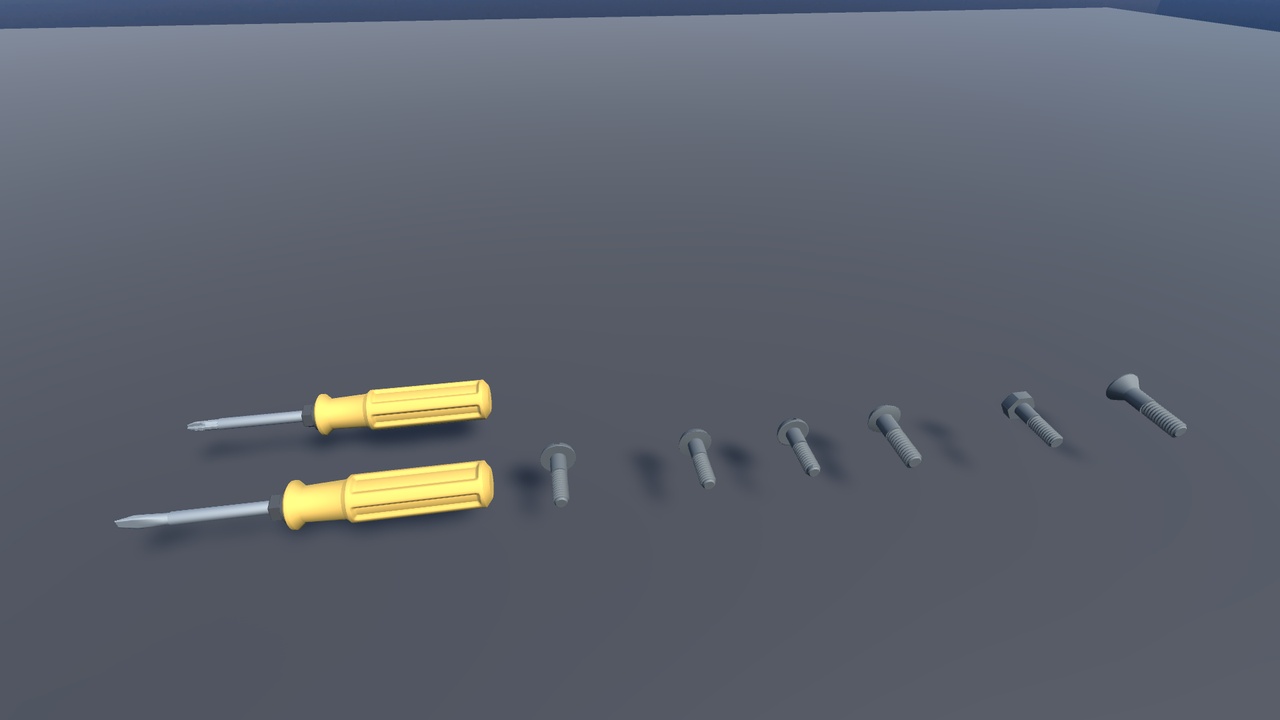 Media 1 for listing screw and screw driver