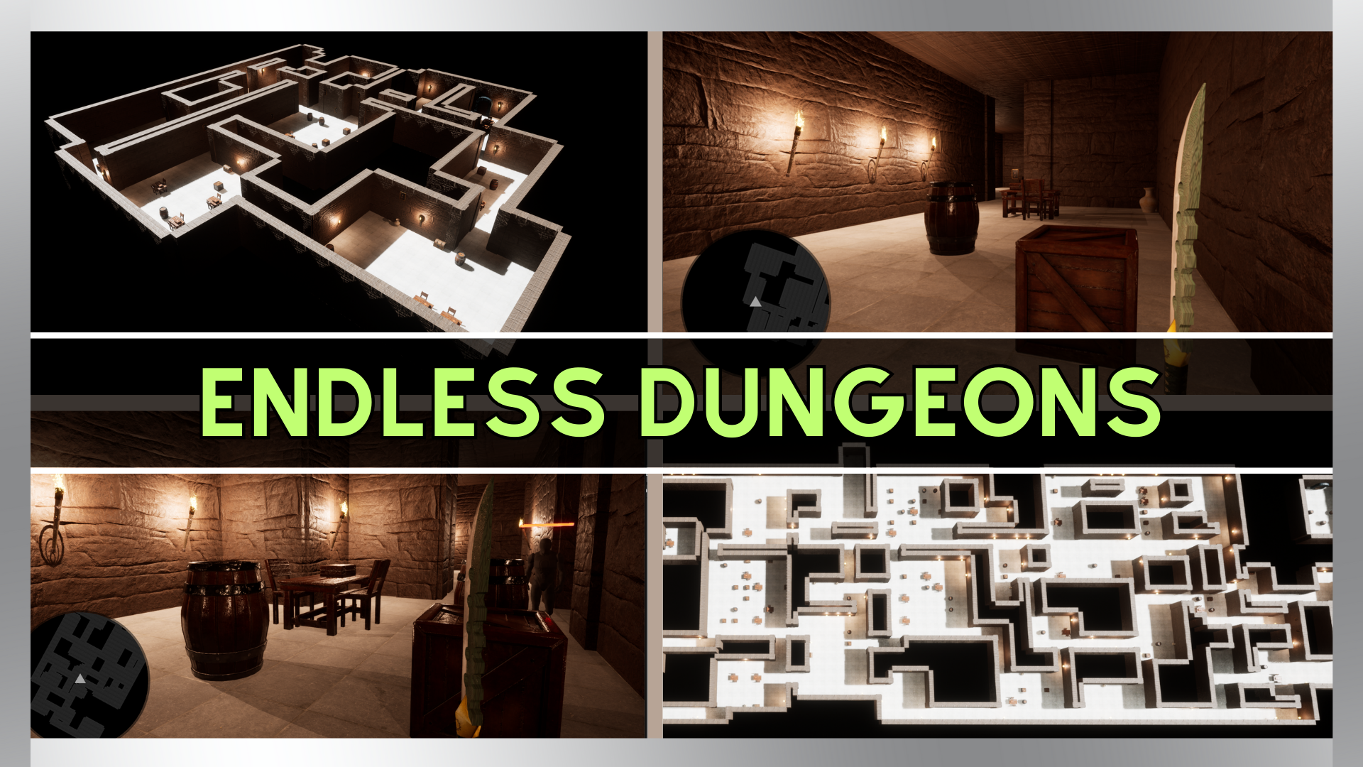 Procedural Endless Dungeon Generator | Fab