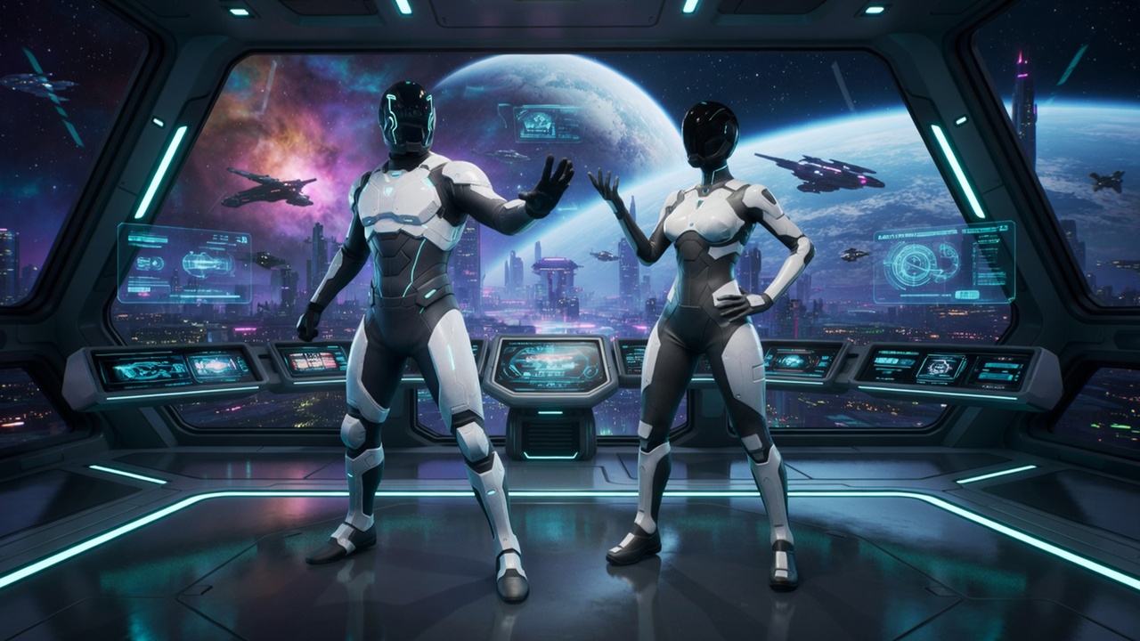 Media 1 for listing Sci-Fi Armored Character Pack 1-2 | UE5 Mannequin Rig | FBX