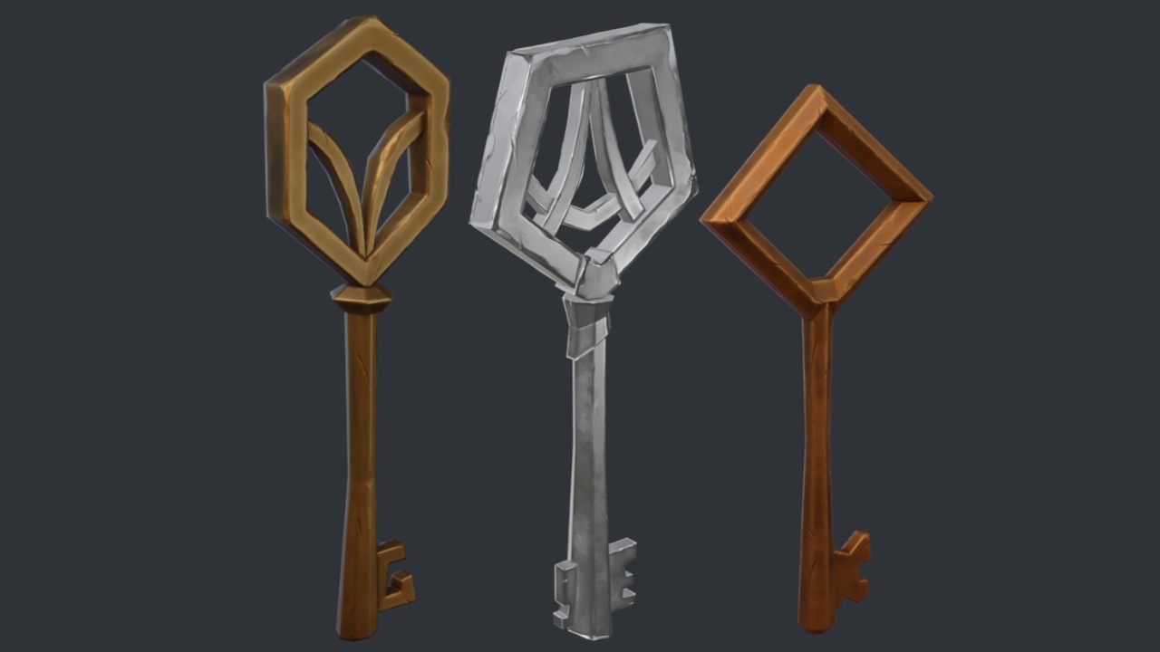 Media 1 for listing Stylized Keys