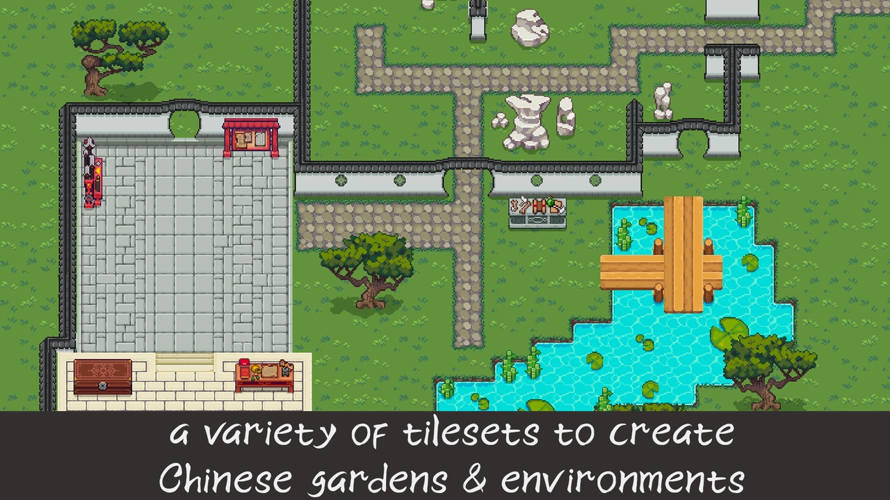 Media 1 for listing 2D Asian Garden Tileset