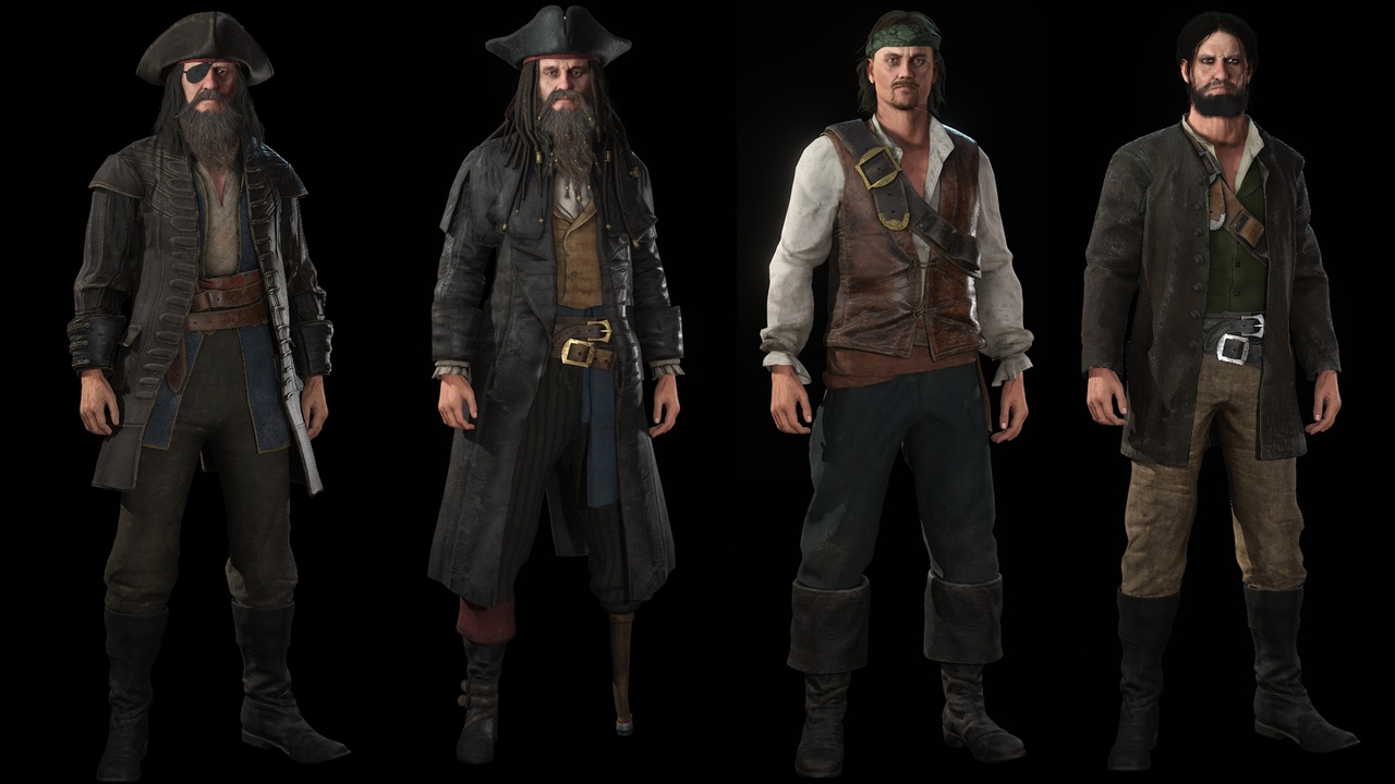 Media 1 for listing Pirate Character Bunble (VOL. 1) PBR Game Ready