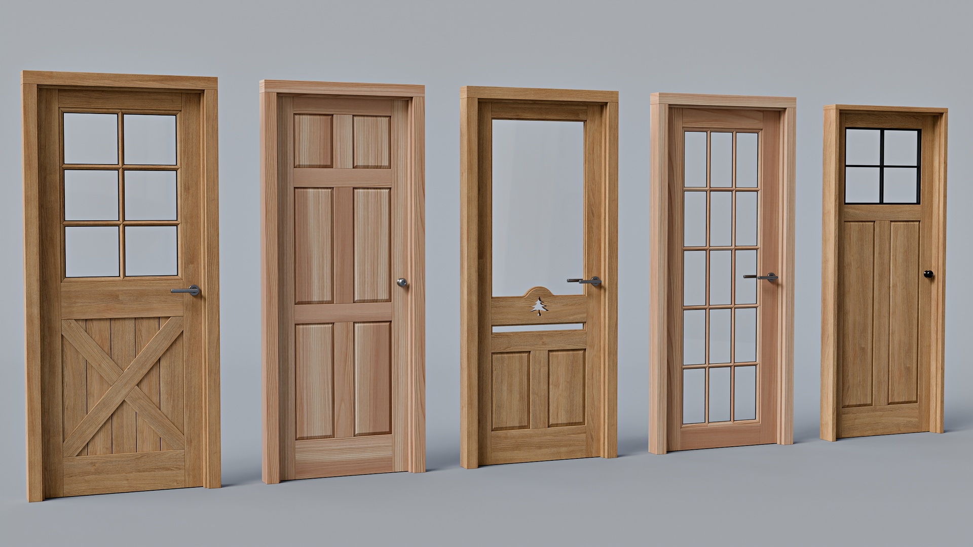 Media 1 for listing Wooden Doors Pack