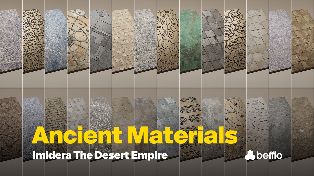 Media 1 for listing Ancient Tileable Materials - Imidera The Desert Empire