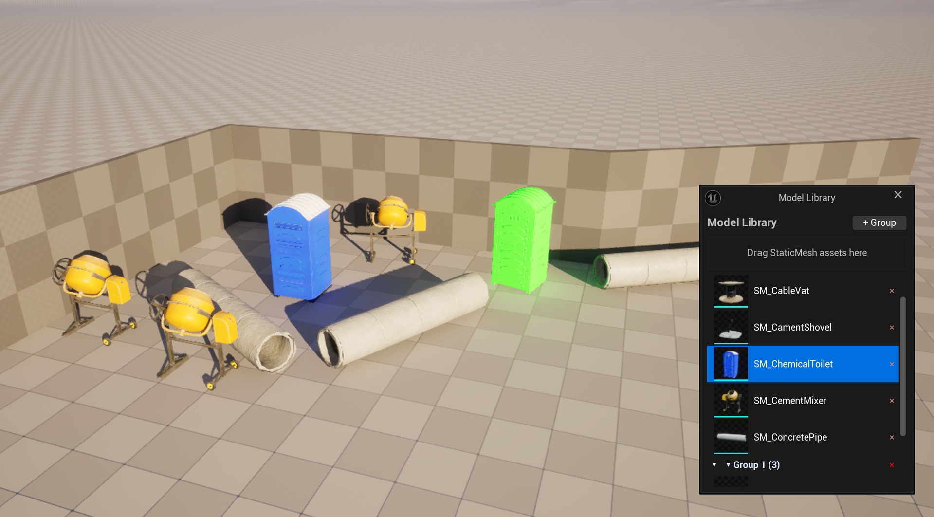Media 1 for listing UE Builder - Architectural Modeling Tools for Unreal Engine