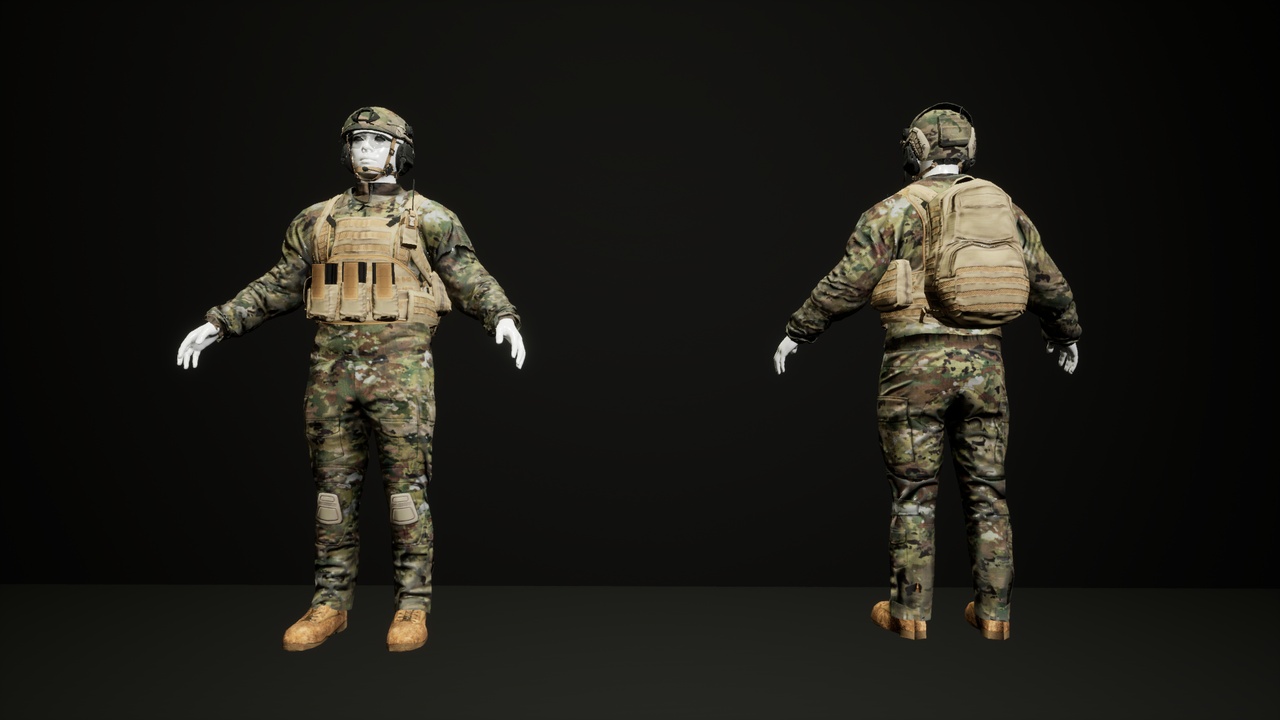 Media 1 for listing Military Outfit Pack