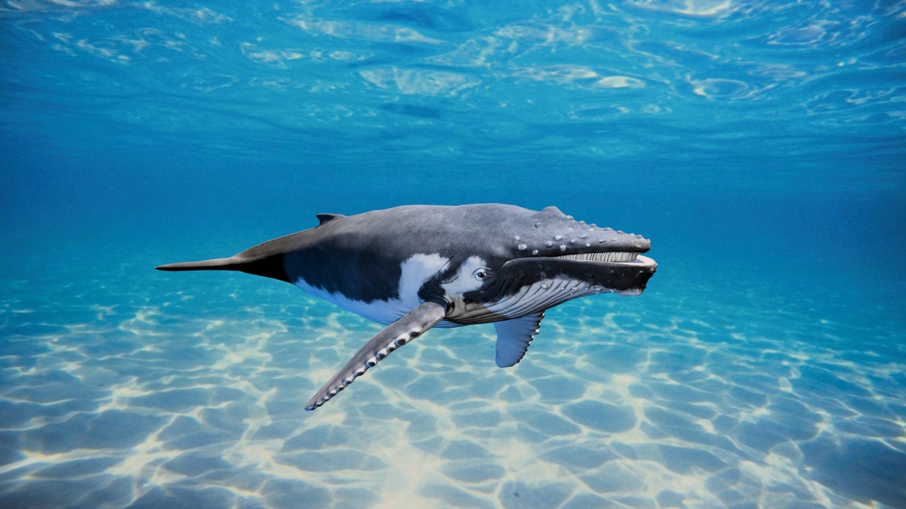 Media 1 for listing Realistic Humpback Whale