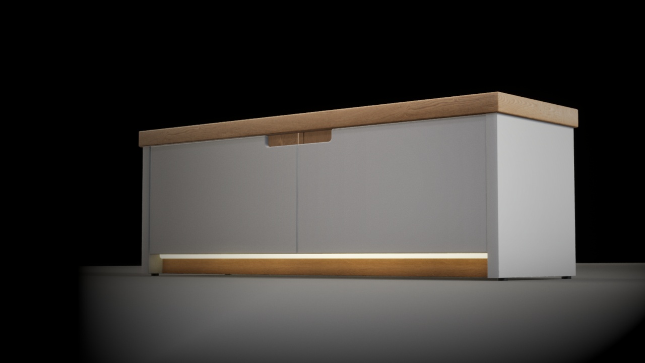 Media 1 for listing Minimalist Low Cabinet with LED