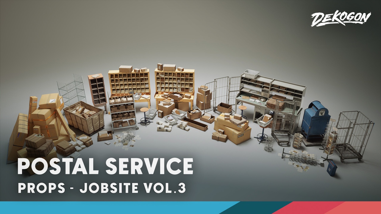 商品 Jobsite VOL.3 - Postal Service (Nanite & Low Poly) 的媒体 1