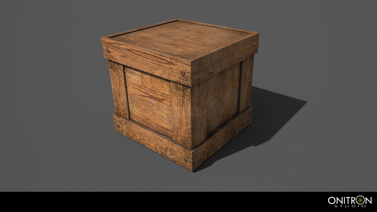 Media 1 for listing 3D Medieval Box - Game Ready (Low poly)