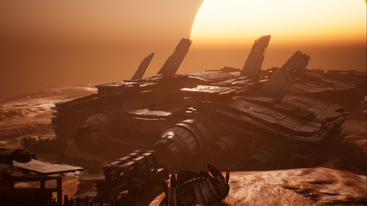 Media 1 for listing Starship debris with set of sci-fi greebles materials .