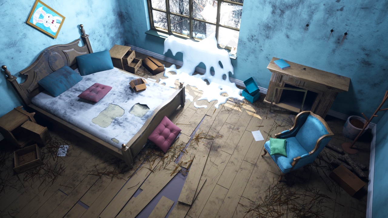 Media 1 for listing Warm cartoon bedroom and Dilapidated cartoon bedroom\Cartoon bedroom