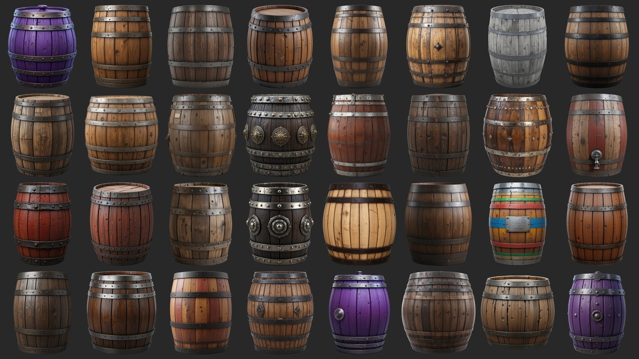 Media 1 for listing 324 Detailed Barrels - Icons