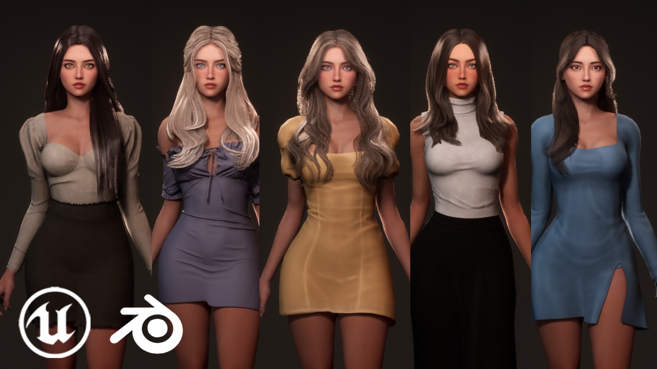 Media 1 for listing Modern Girls Bundle 2
