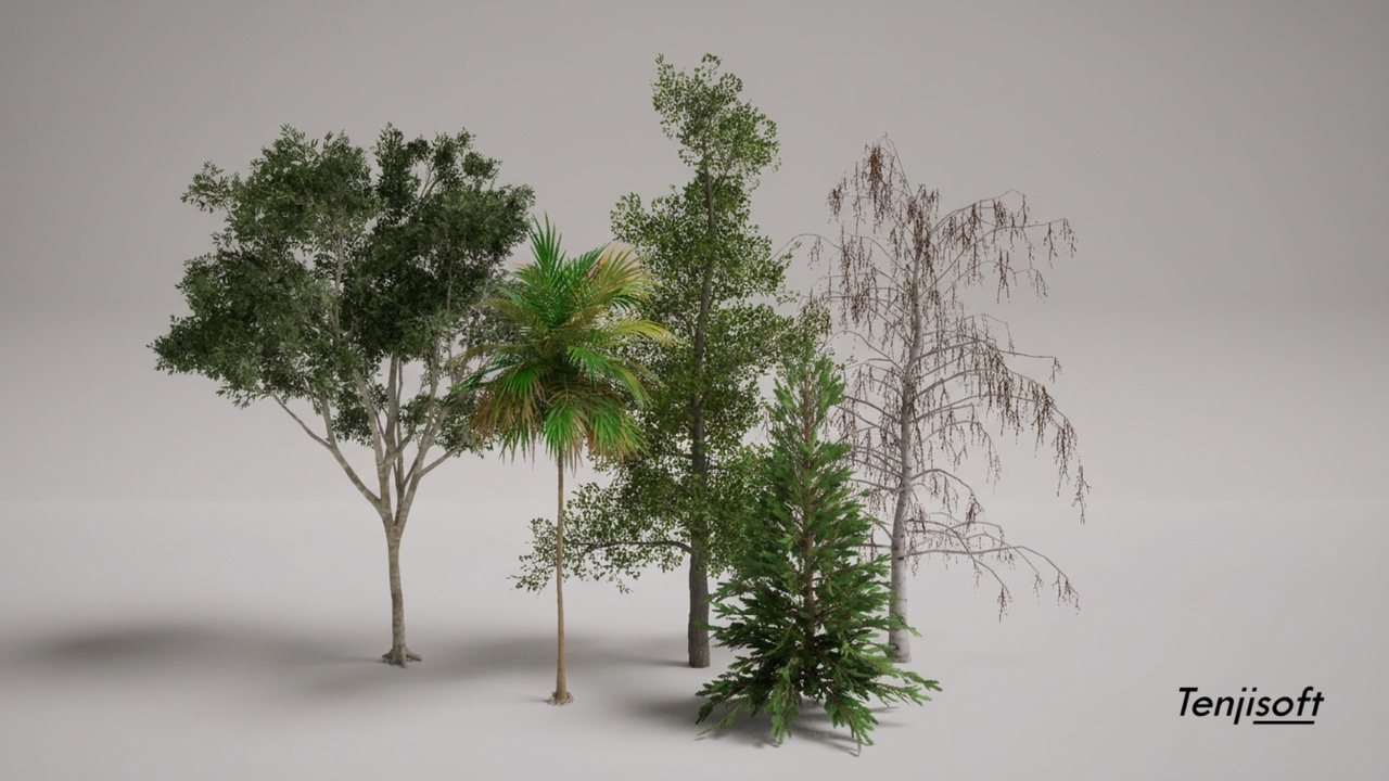 Media 1 for listing STYLIZED & REALISTIC FOLIAGE FOR DIFFERENT BIOMES | GAME & CINEMATICS
