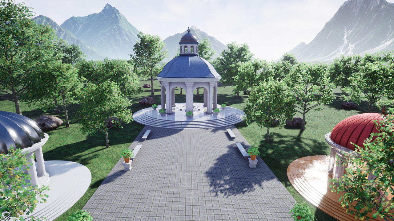 Media 1 for listing Park with gazebos