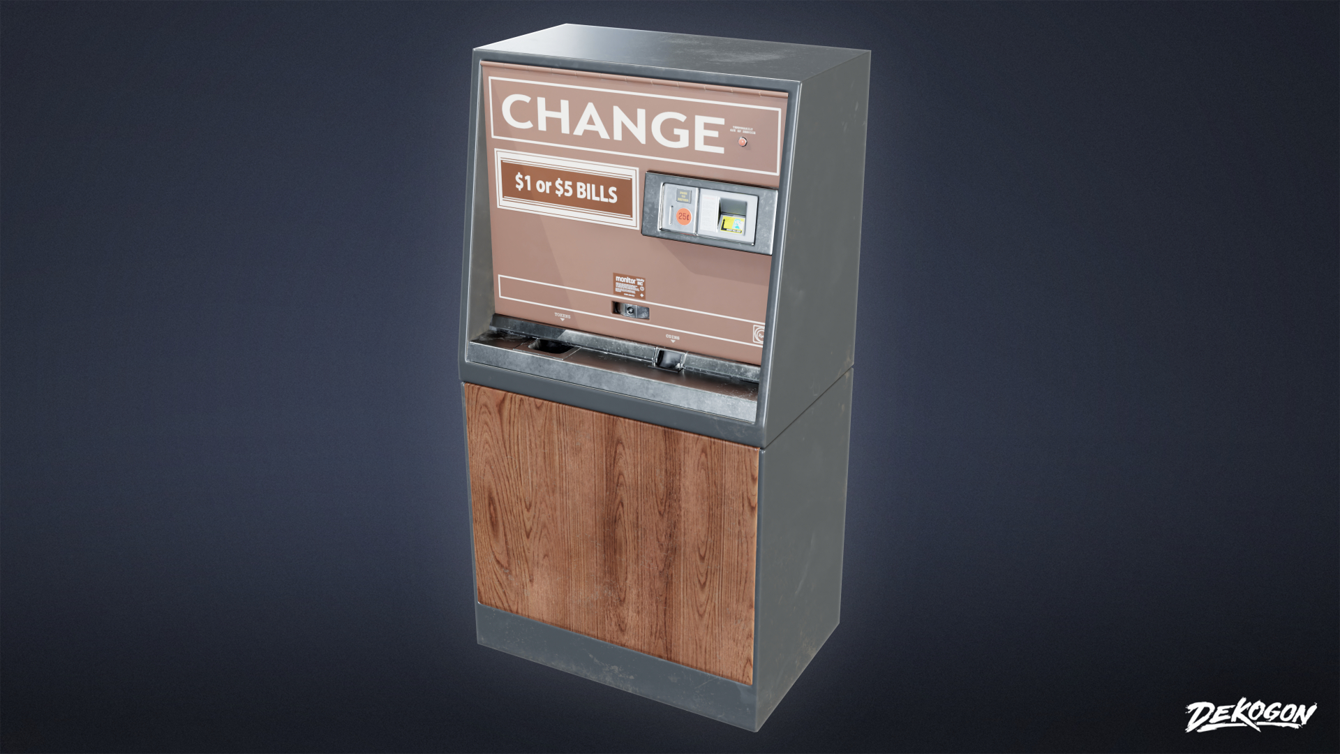 Arcade - Change Machine 03 - PBR Game Ready | Fab