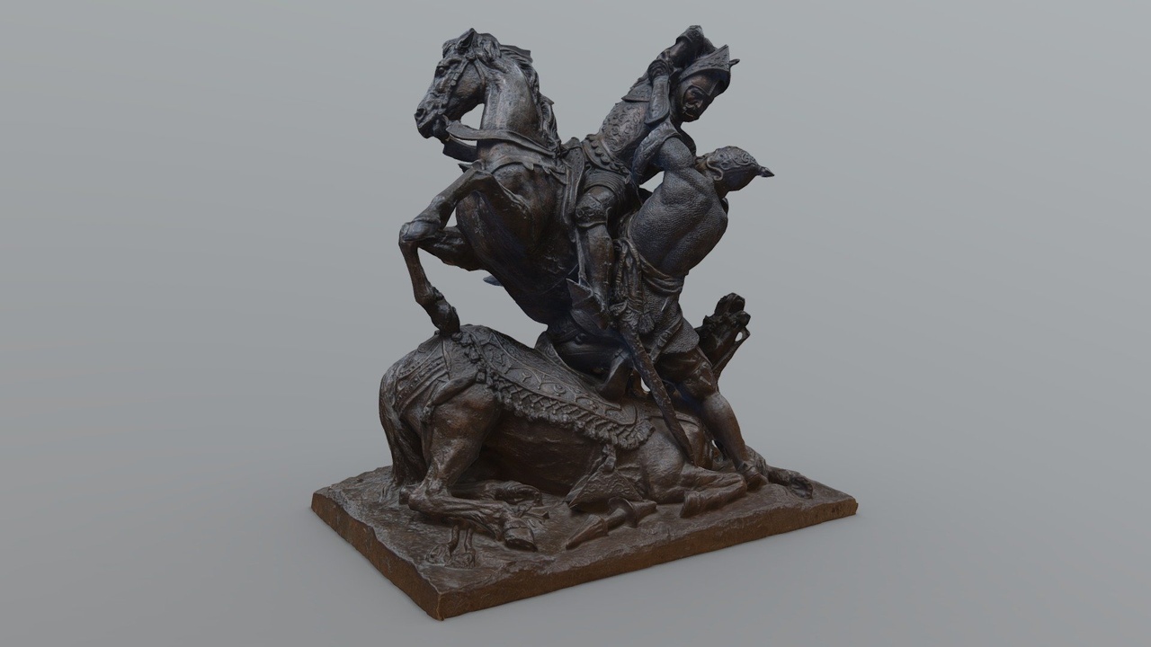 Media 1 for listing Combat de Charles Martel et d'Abderamane