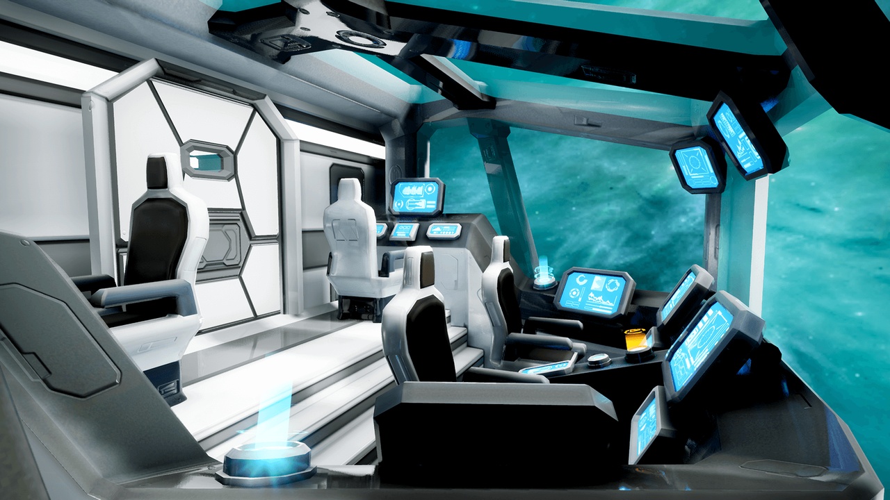 Media 1 for listing Modular Stylized Spaceship Interior Low Poly
