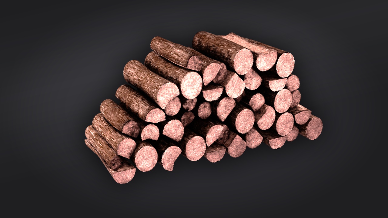 Media 1 for listing Firewood Log Stack – Pixel Style Prop