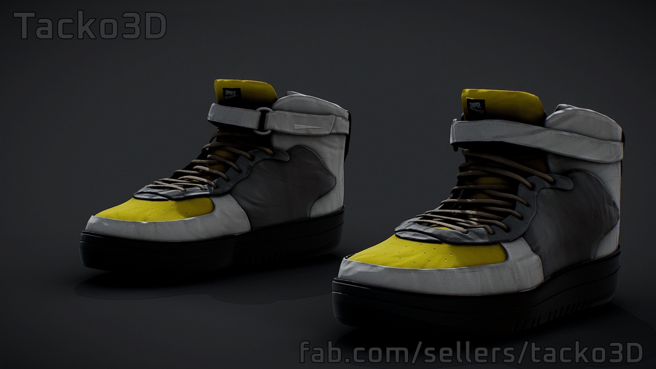 Media 1 for listing Spike High Top Sneakers - Pop