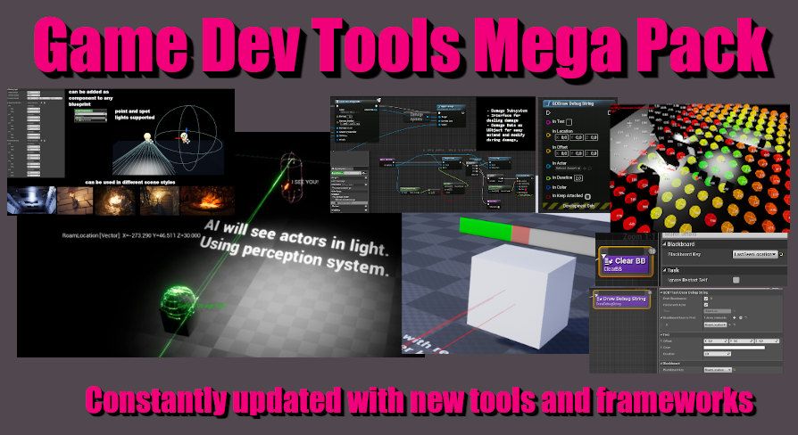 Game Dev Tools MegaPack | Fab