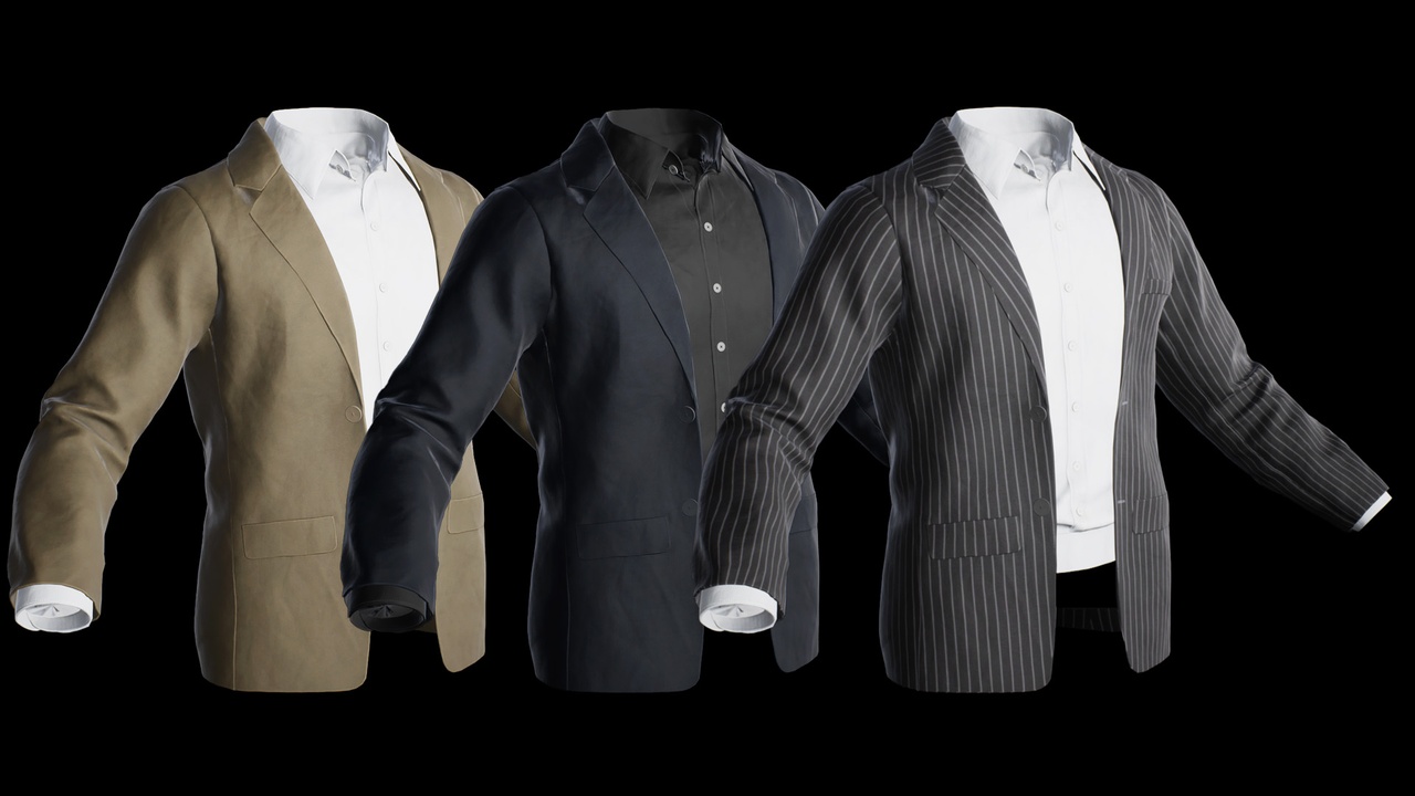 Media 1 for listing Classic Jacket Shirt - Metahuman