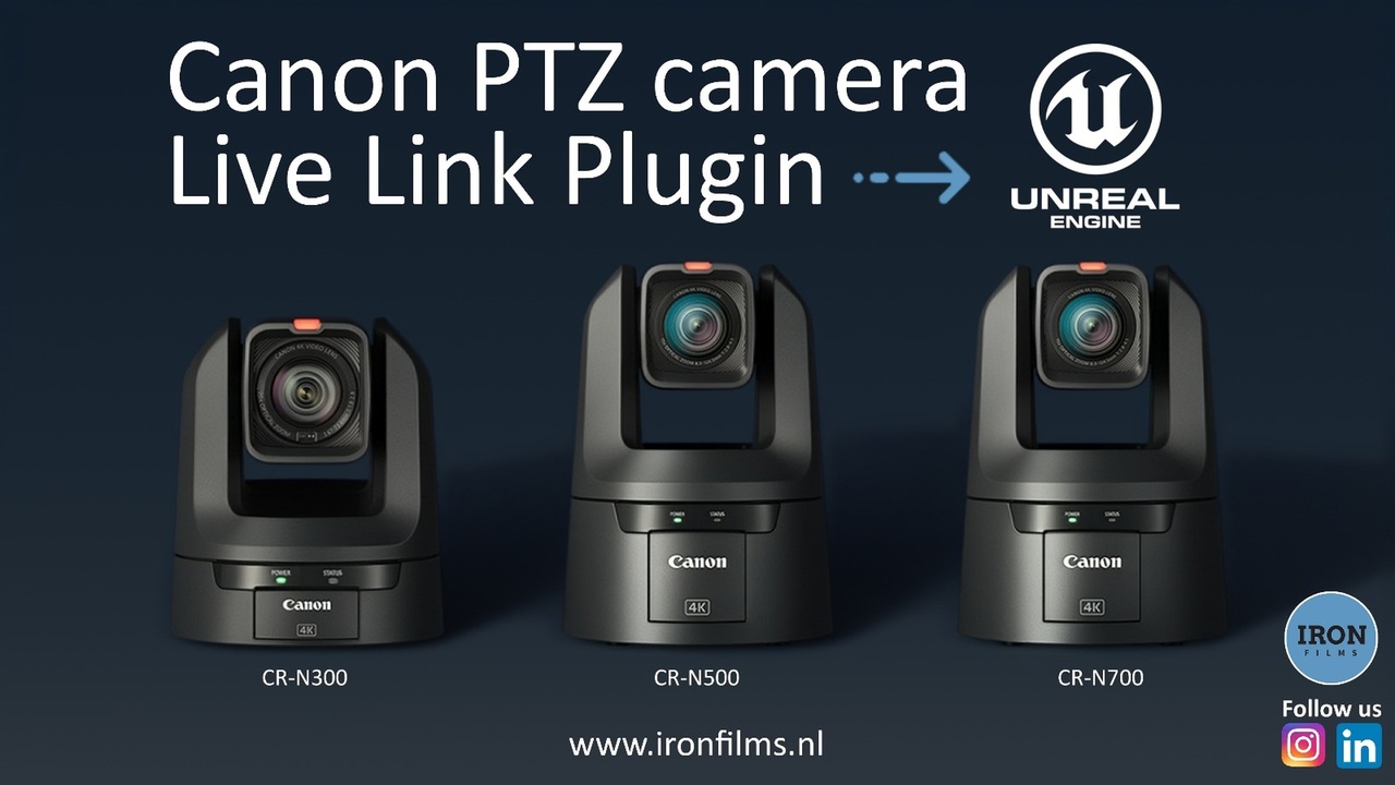 Media 1 for listing Canon PTZ Live Link Plugin