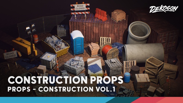 Construction Site VOL. 1 - Supply and Material Props | Fab