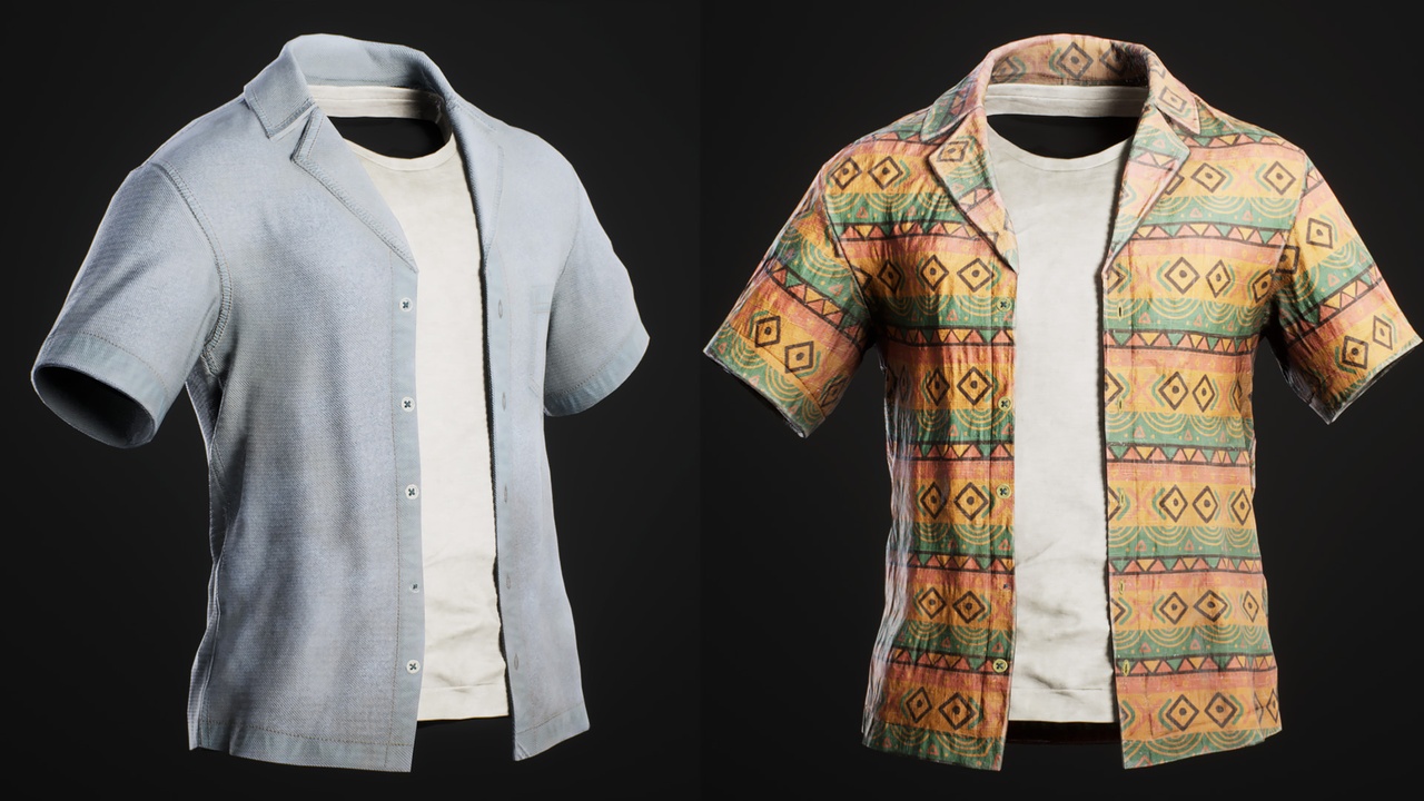 Media 1 for listing Shirt Hawaiian - Metahuman