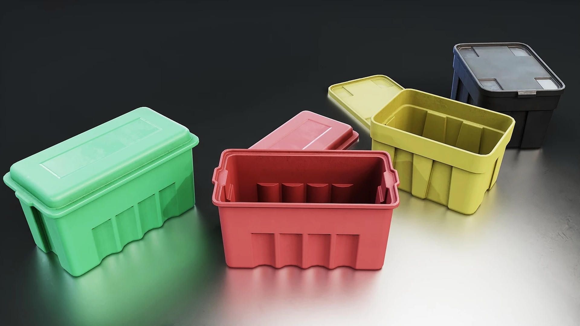 Plastic Storage Box Set | Fab