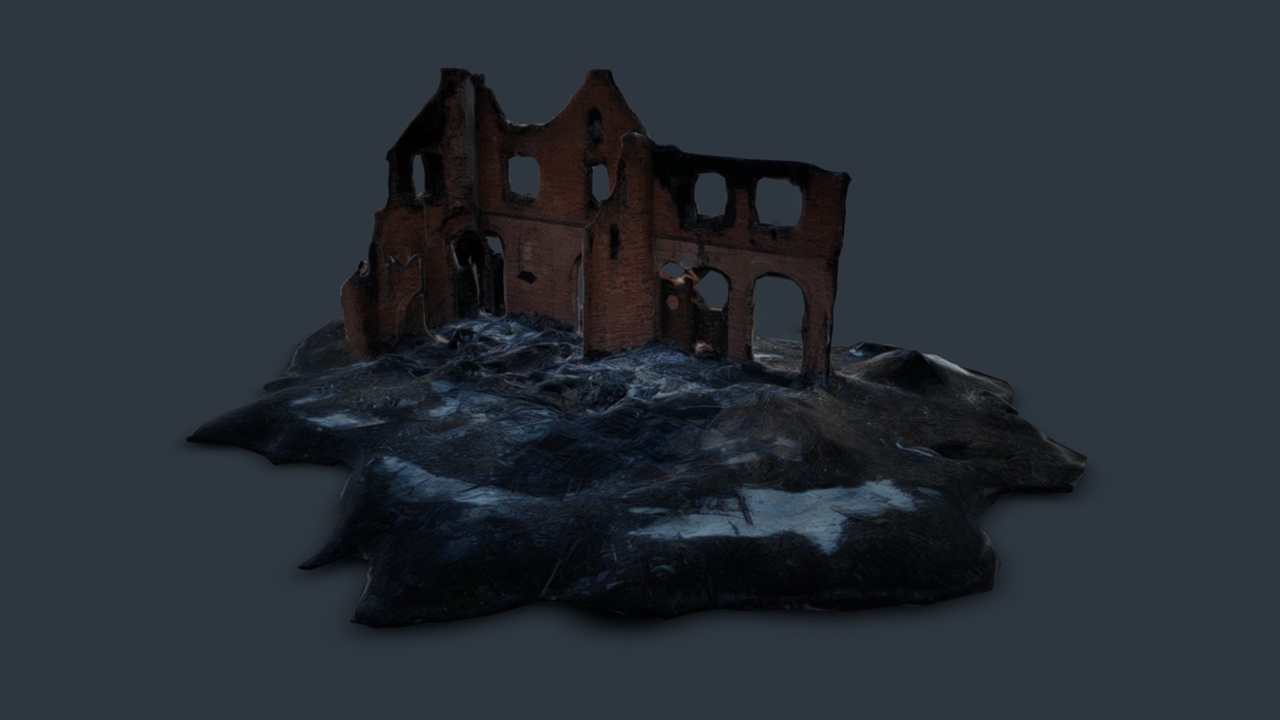 Media 1 for listing Destroyed abandoned building 005
