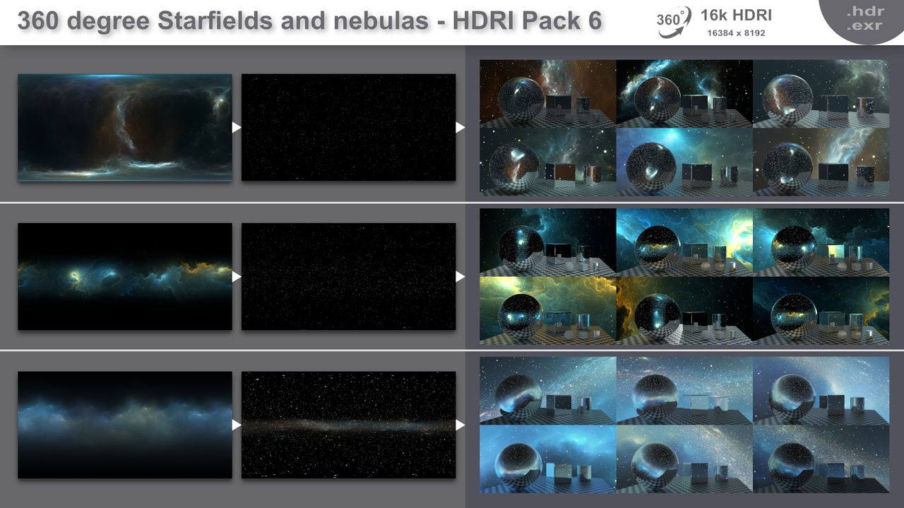 Media 1 for listing HDRI SpacePack 6