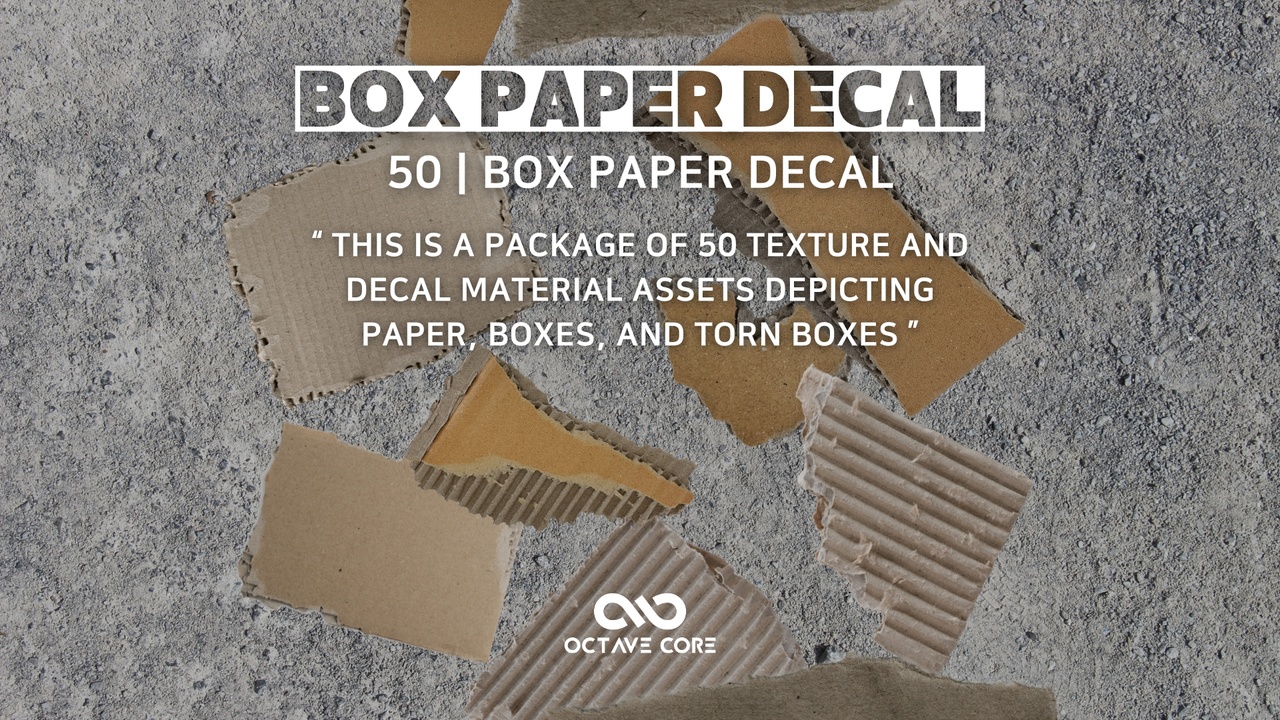 Media 1 for listing BoxDecal 4K Textures