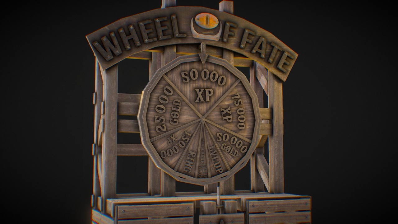 Media 1 for listing Medieval Wheel of Fortune