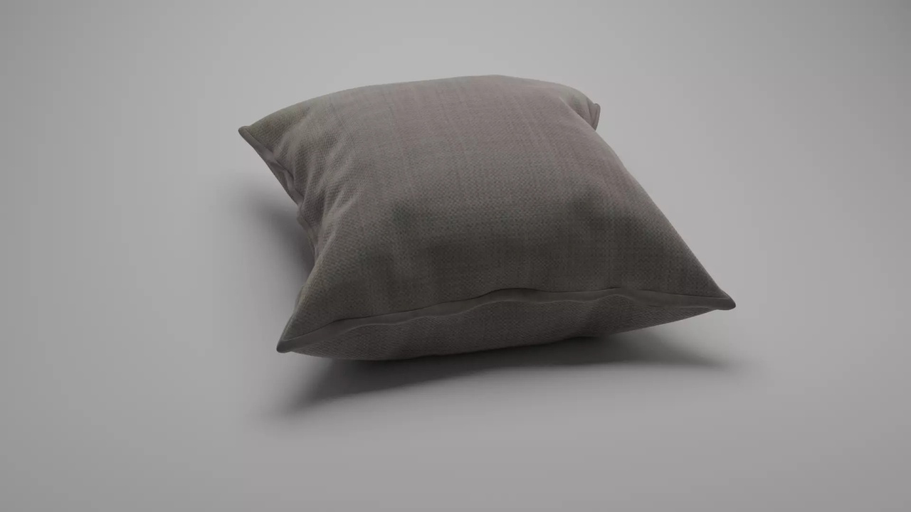Media 1 for listing Realistic Interior Decor Pillow - Soft Fabric Cushion